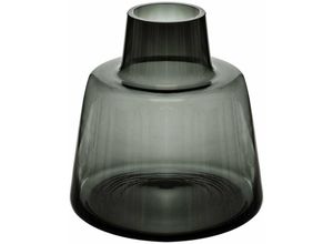 3560238679616 - Atmosphera Créateur Dintérieur - Vase aus Glas Höhe 23 cm Grau - Atmosphera