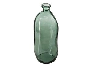 3560238687581 - Atmosphera Créateur Dintérieur - Vase Dame Jeanne - recyceltes Glas - khakigrün h 35 cm