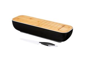 3560238702857 - Baguette-box black bamboo (schwarzer bambus) - Schwarz - 5five