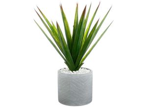 3560238910771 - Atmosphera Créateur Dintérieur - Künstliche Aloe Vera - Keramiktopf - H48 cm