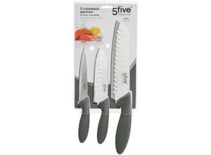 3560239259879 - Secret De Gourmet - 3er-Set Küchenmesser aus Edelstahl 3er-Set