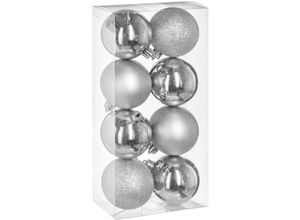 3560239509660 - Fééric Lights And Christmas - Christbaumkugeln Colorama de Noël 8er-Set aus recyceltem Kunststoff d 7 cm - Geld