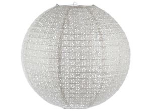 3560239521525 - Atmosphera Créateur Dintérieur - Kugellaterne durchbrochenes Papier D45cm - Beige