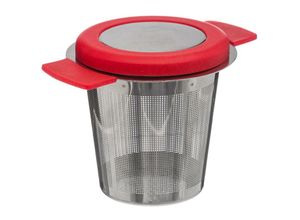 3560239549376 - Sg Secret De Gourmet - Stahltee infuser + stand - Rot - Rot