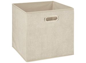 3560239660002 - Stoffkorb 31x31cm mix n modul beige meliert - beige - 5five