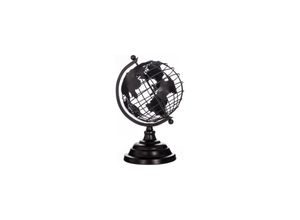 3560239691983 - Atmosphera Créateur Dintérieur - Globus - Metall - schwarz - H28 cm