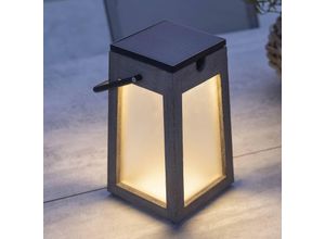 3561615551471 - Les Jardins LED-Solarlaterne Tecka tragbar Duratek 25 cm