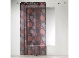 3574384087027 - Fenstervorhang PLUM 140 x 240 cm mit Ösen - Douceur dintérieur