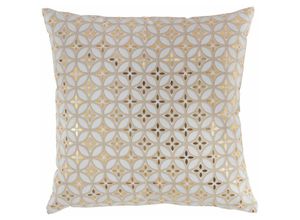 3574386085724 - Douceur Dintérieur - Kissenbezug azelia 45 x 45 cm goldene Mosaik