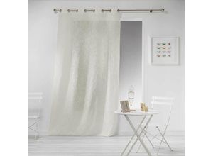 3574386252270 - Douceur Dintérieur - haltona Panel Ösen Polyester Natur 240 x 140 cm