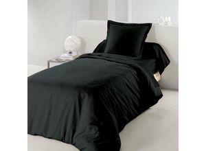 3574386407359 - Douceur Dintérieur - Bettdeckenbezug lina 140 x 200 cm schwarz