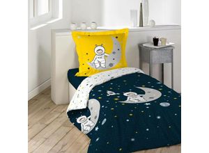 3574386435369 - Douceur Dintérieur - Kinderbettwäsche petit astronaute 140 x 200 cm