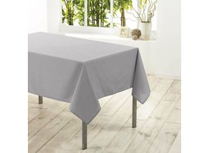 3574387201956 - Douceur Dintérieur - Tischdecke Rechteckige 140 x 200 cm Essentiel Polyester Unifarben Grau