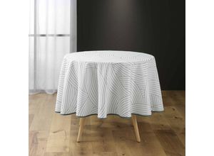 3574387232851 - Douceur Dintérieur - Runde Tischdecke aus Polyester linea bedruckt ø 180 cm