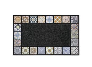 3574387410051 - Douceur Dintérieur - Fußmatte spanische Mosaik 45 x 75 cm