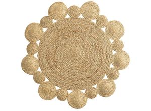 3574387411294 - Douceur Dintérieur - Teppich aus Jute cordou rund