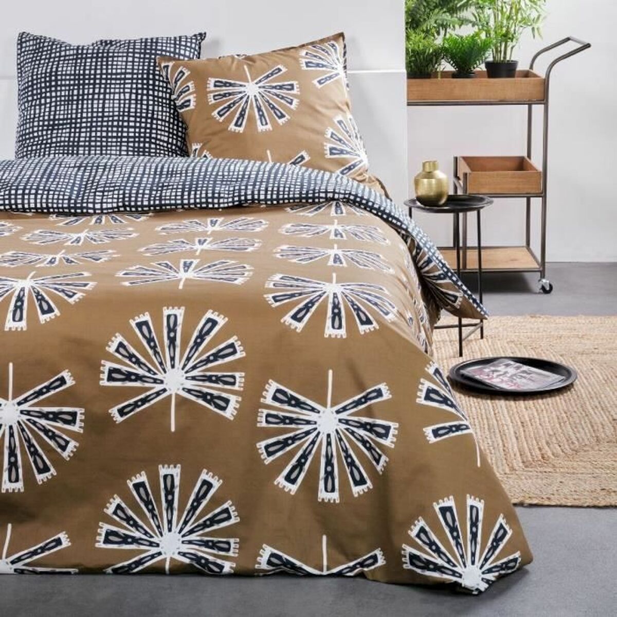 3574641164683 - Duvet cover set Brown 220 x 240 cm 3 Pieces