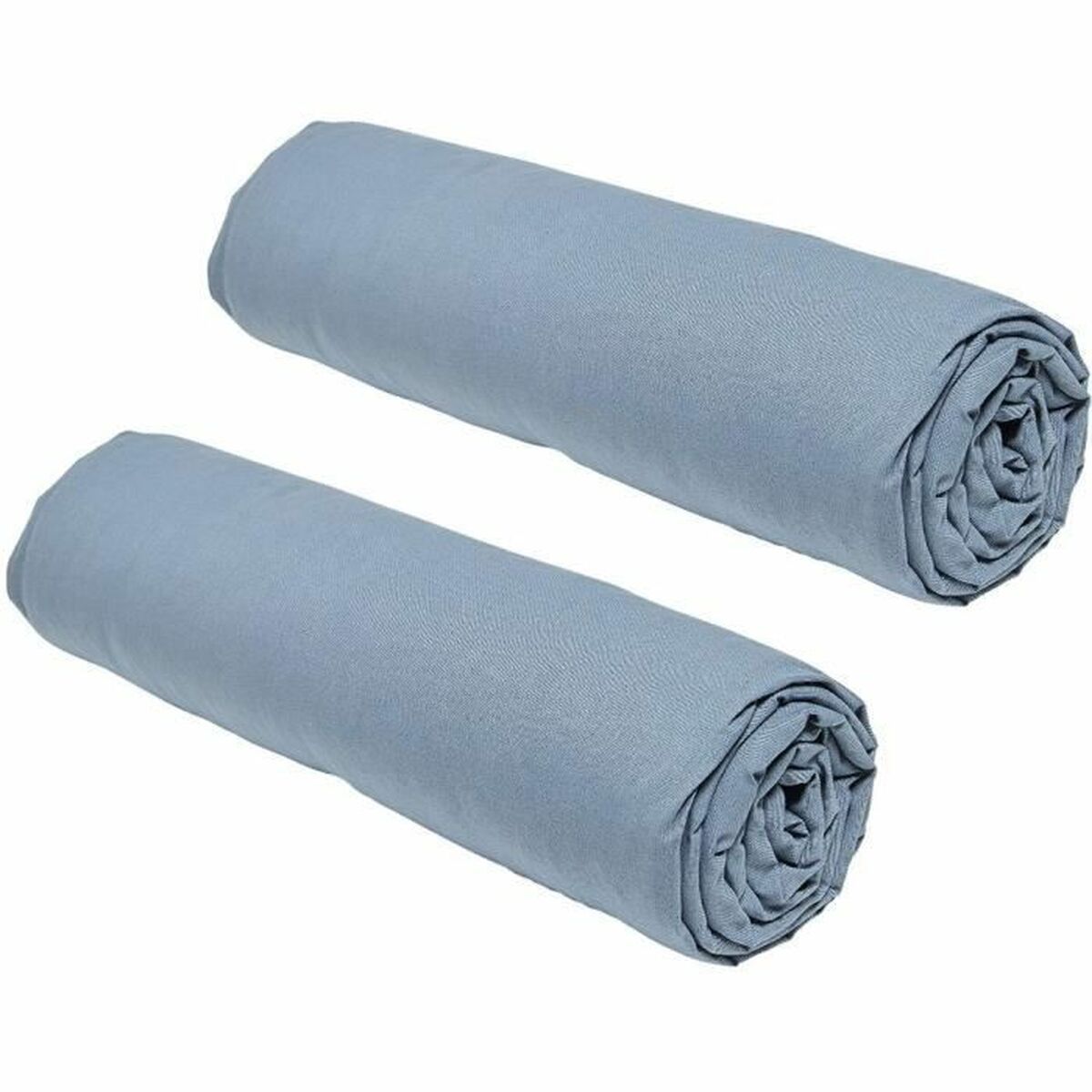 3574641214593 - Fitted bottom sheet 90 x 190 cm Denim