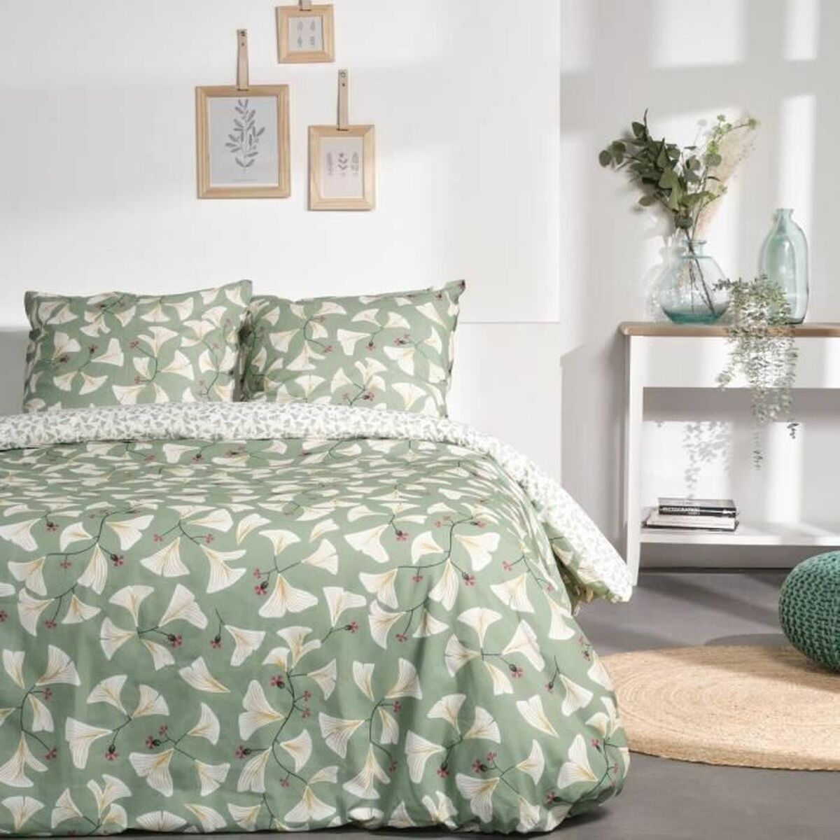3574641227944 - Duvet cover set Green 240 x 220 cm 3 Pieces