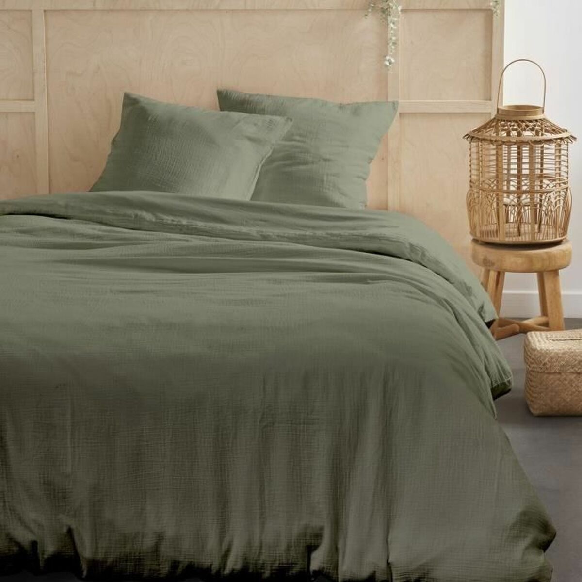 3574641233297 - Duvet cover set 123329 Vert Double bed 3574641233297 - Duvet cover set 123329 Vert Double bed