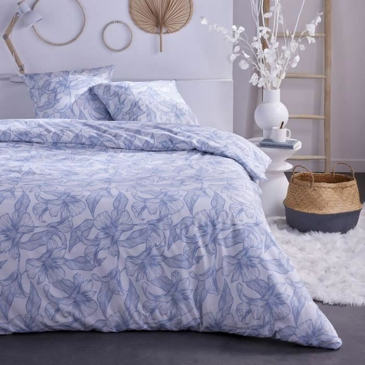 3574641234034 - Duvet cover set Blue 240 x 220 cm 3 Pieces