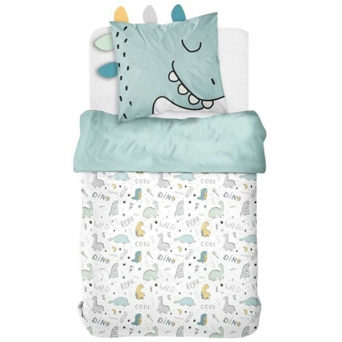 3574641250706 - Duvet cover set Green 140 x 200 cm 3574641250706 - Duvet cover set Green 140 x 200 cm