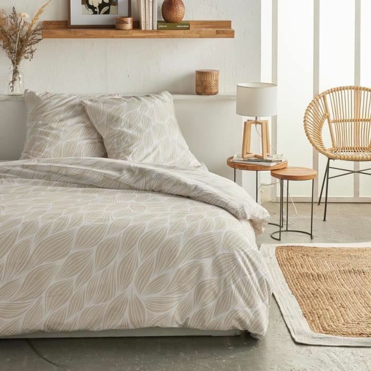 3574641289010 - Duvet cover set Beige Super king 2 Pieces 3574641289010 - Duvet cover set Beige Super king 2 Pieces