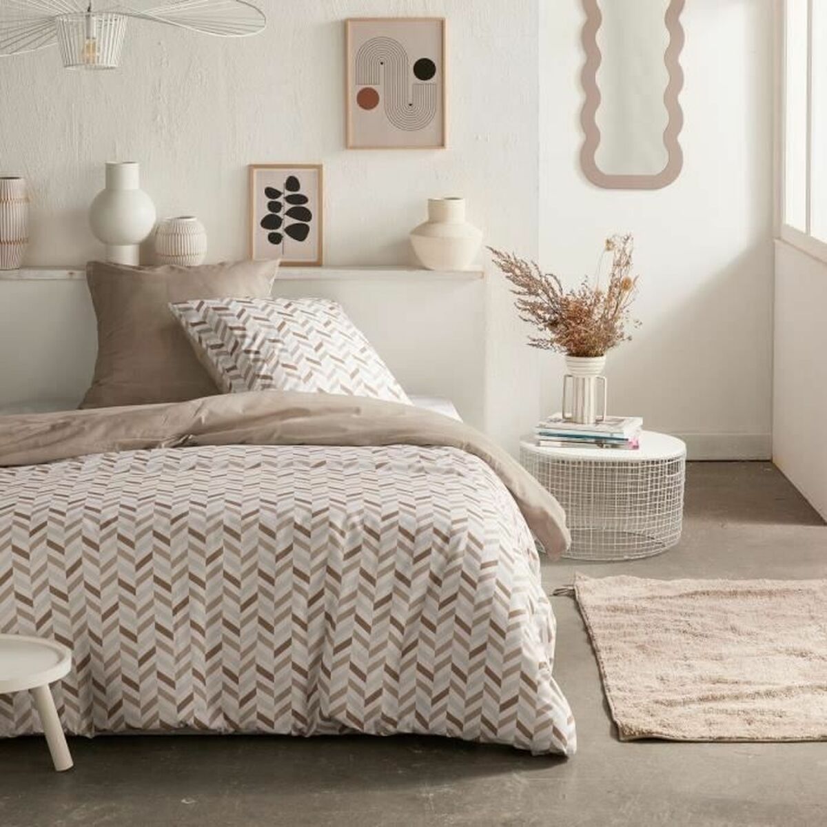 3574641289034 - Duvet cover set Beige Super king 2 Pieces