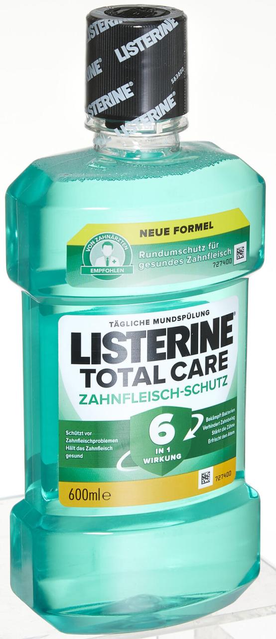 3574661730967 - LISTERINE® TOTAL CARE ZAHNFLEISCH-SCHUTZ Mundspülung 600 ml