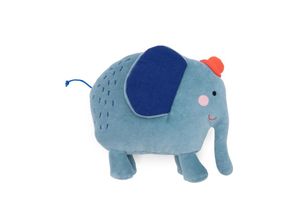 3575676790205 - - Kuscheltier-Rassel ELEFANT in blau