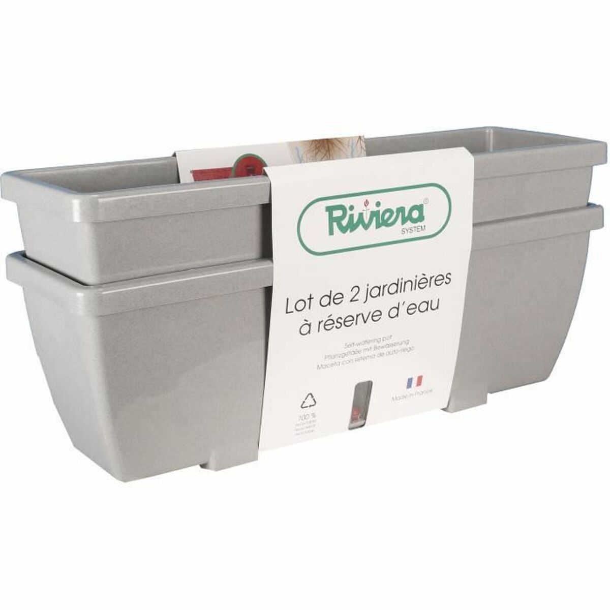 3580796587772 - Blumentopf RIV3580796587772 Kunststoff rechteckig