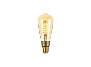 3583474097341 - Kaze Univers Connecté - kaze LED-Glühbirne mit angeschlossenem Ni-Faden - ST64 - 4W - 210 Lumen - E27 - Bronze