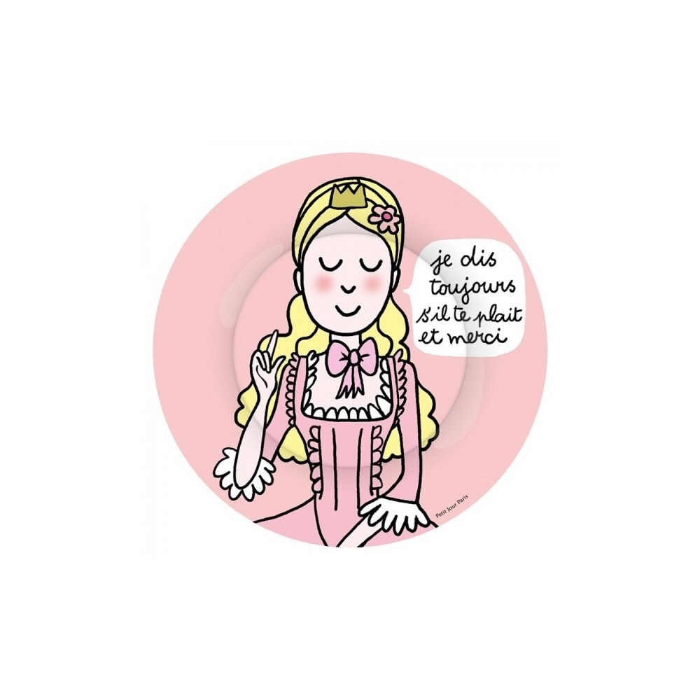 3585190029439 - Dessertteller Baby petit jour princesse sil te plaît et merci