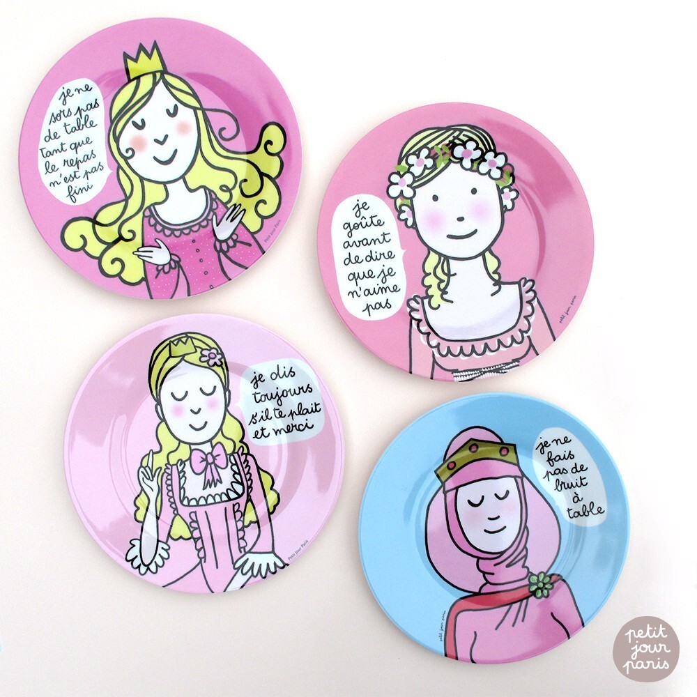 3585190029514 - Dessertteller Baby petit jour princesse je goûte avant de dire