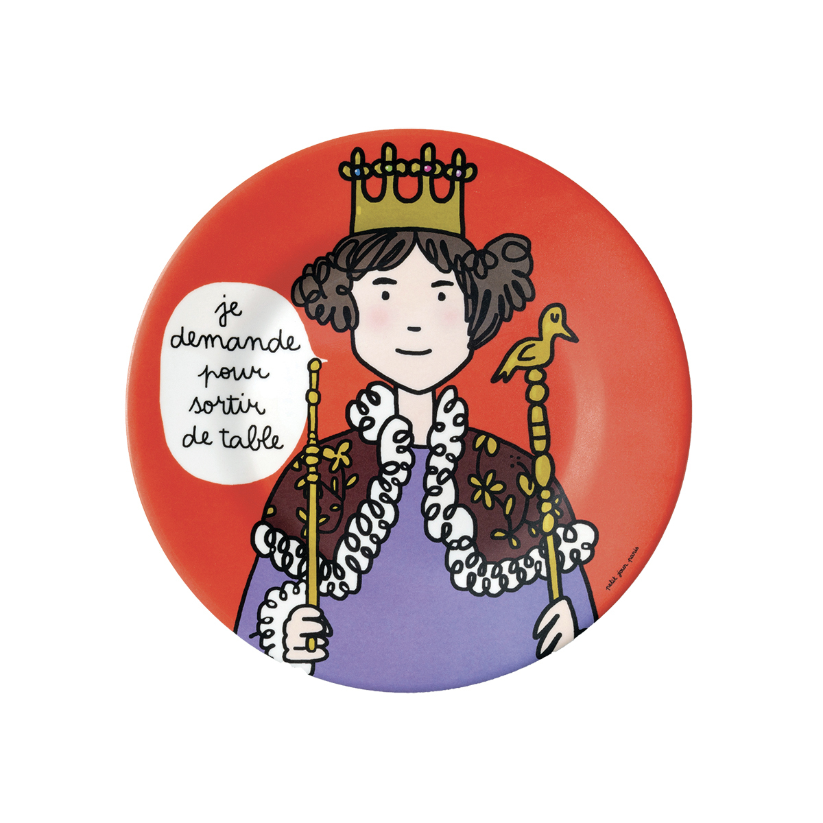 3585190049529 - Dessertteller Baby petit jour prince je demande pour sortir