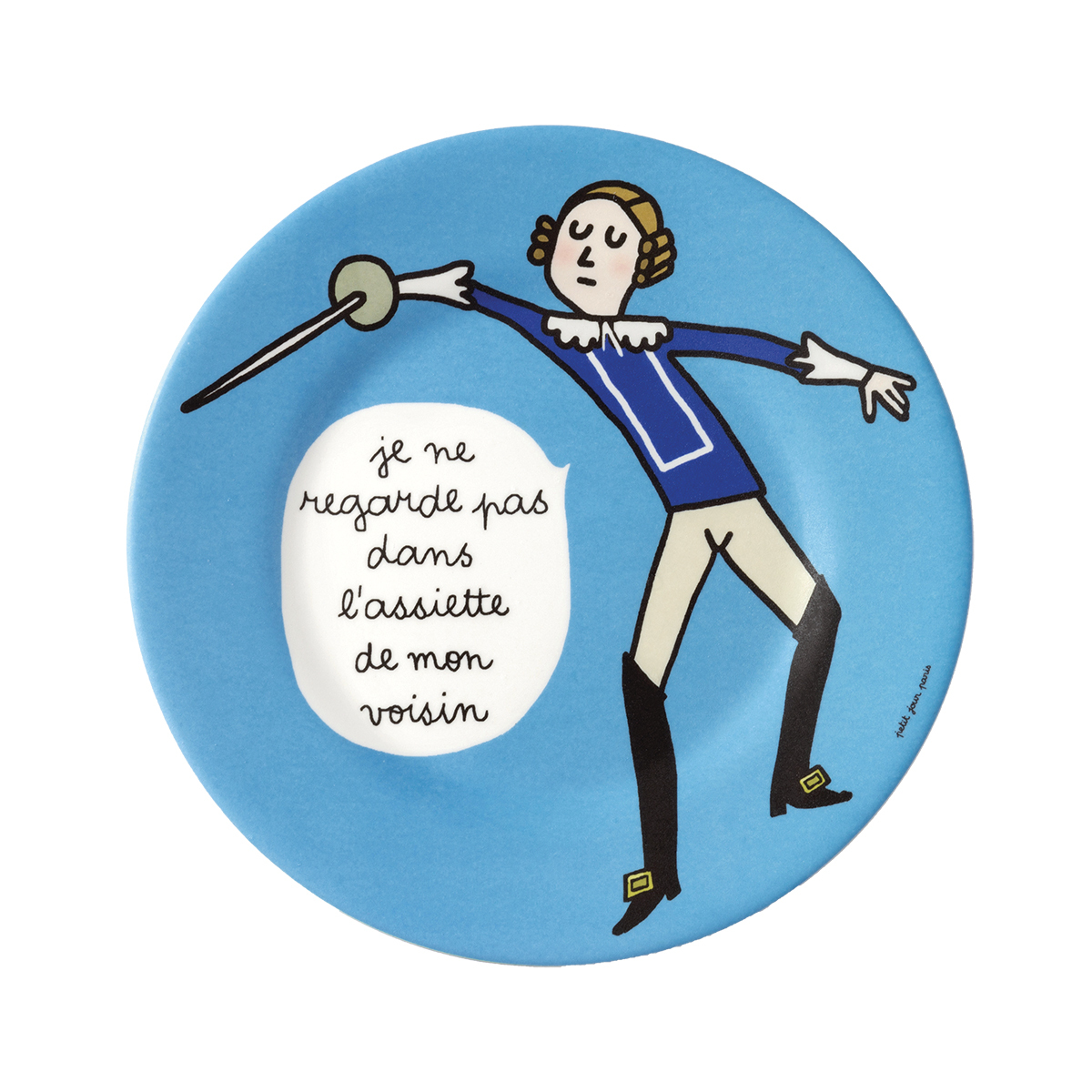 3585190049543 - Dessertteller Baby petit jour prince je ne regarde pas 3585190049543 - Dessertteller Baby petit jour prince je ne regarde pas