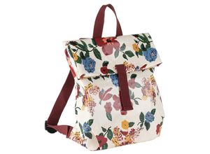 3585190485709 - Rucksack HIBISKUS (30x28x4) in weiß bunt