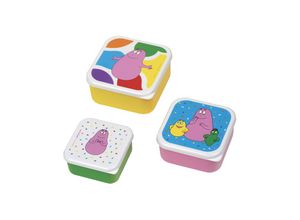 3585190789944 - Lunchbox-Set BARBAPAPA 3-teilig in bunt