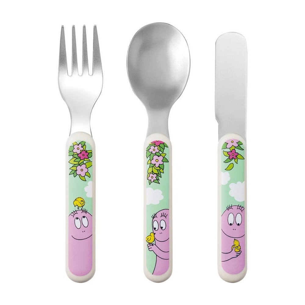 3585190829039 - Kinderbesteck Barbapapa (x3)