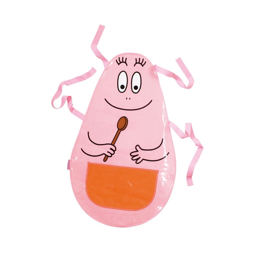 3585190856158 - Große Wachstuchschürze in Barbapapa-Form Kind Petit Jour