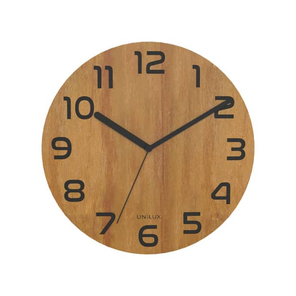 3595560030408 - Wanduhr Palma Bamboo Büromöbel und Bürozubehör bei Büromöbel Experte im Online Shop