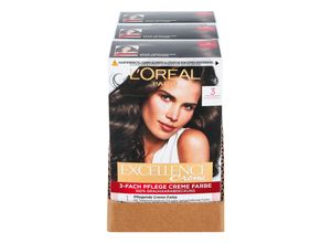 3600523715145 - LOreal Excellence dunkelbraun 3er Pack 3600523715145 - LOreal Excellence dunkelbraun 3er Pack