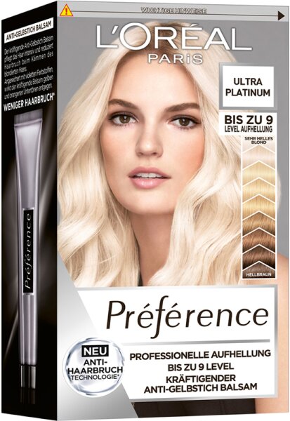 3600523776474 - LOré al Paris Pré fé rence Le Blonding 9L Ultra Platinum Coloration 1Stk