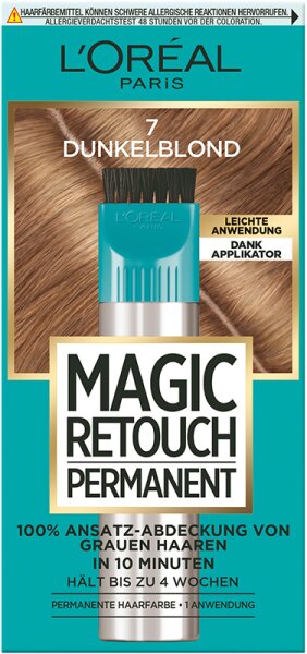 3600524043834 - L’Oréal Paris Haarfarben Magic Retouch Magic Retouch Permanent Ansatz-Abdeckung 7 Dunkelblond 1 Stk