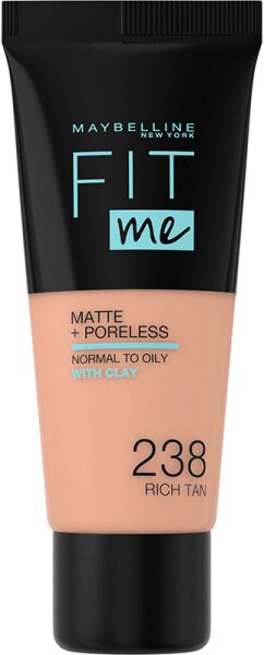 3600531395544 - New York Fit Me! Matte + Poreless Make-Up 238 Rich Tan Foundation (flü ssig) 30ml