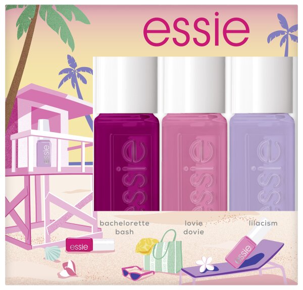 3600531687892 - Essie Sommer-Nagellack-Set hang loose Mini Trio Kit 30 bachelorette bash 20 lovie dovie 37 lilacism Nagellack Set 15ml