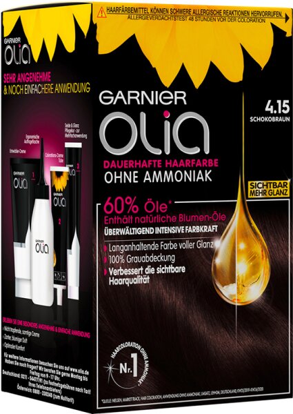 3600541250406 - Olia dauerhafte Haarfarbe 415 Schokobraun Coloration 1Stk 3600541250406 - Olia dauerhafte Haarfarbe 415 Schokobraun Coloration 1Stk