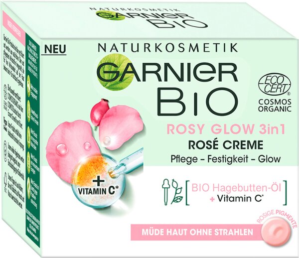 3600542397568 - GARNIER Gesichtspflege Feuchtigkeitspflege Rosy Glow 3in1 Rosé Creme 50 ml 3600542397568 - GARNIER Gesichtspflege Feuchtigkeitspflege Rosy Glow 3in1 Rosé Creme 50 ml