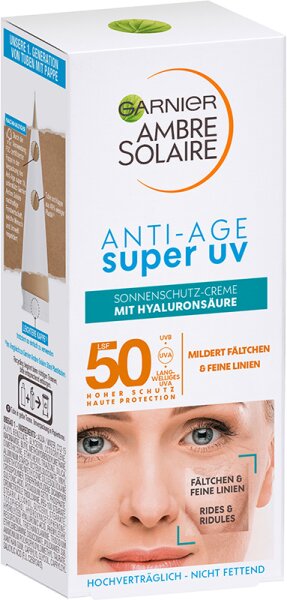 3600542397735 - Ambre Solaire Super UV Sonnenschutz-Creme Anti-Age LSF 50+ Sonnencreme 50ml