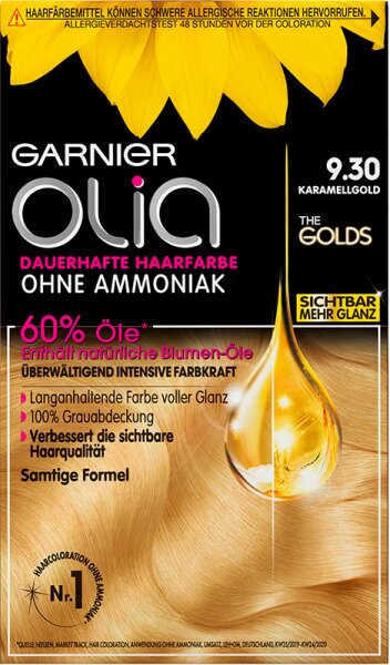 3600542408110 - Olia dauerhafte Haarfarbe Nr 930 Karamellgold 1 Stk